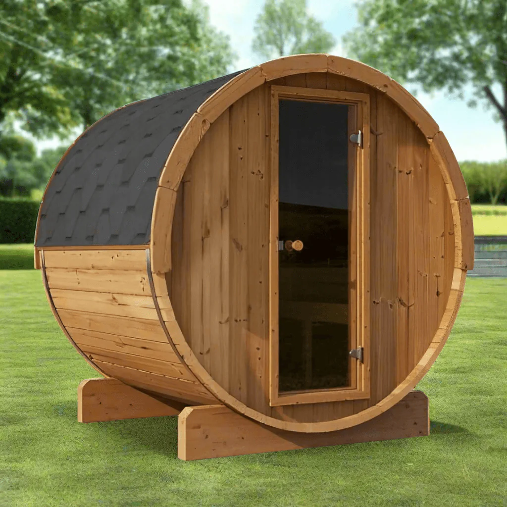 SaunaLife Model E7 4 Person Sauna Barrel - Image 3
