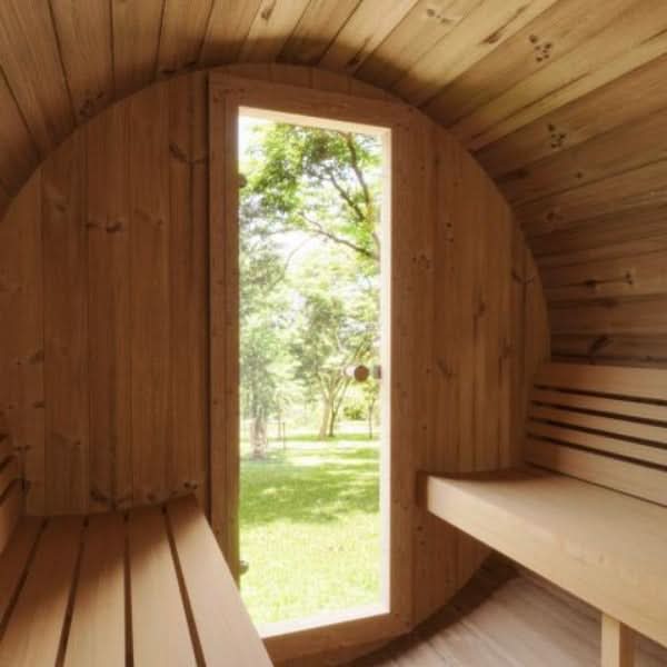 SaunaLife Model E7 4 Person Sauna Barrel - Image 5