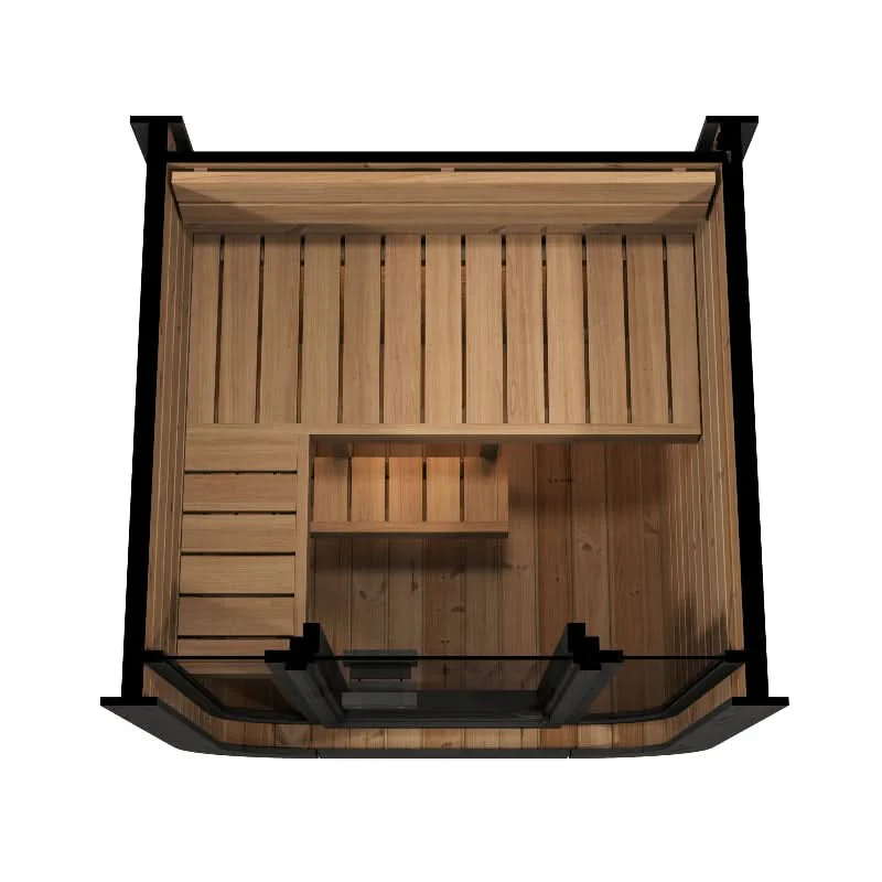 SaunaLife Model CL3G 2 Person Cube-Series Outdoor Sauna Kit - Image 8