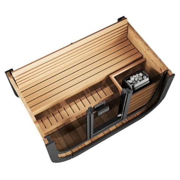 SaunaLife Model CL4G 3 Person Cube-Series Outdoor Sauna Kit - Image 10