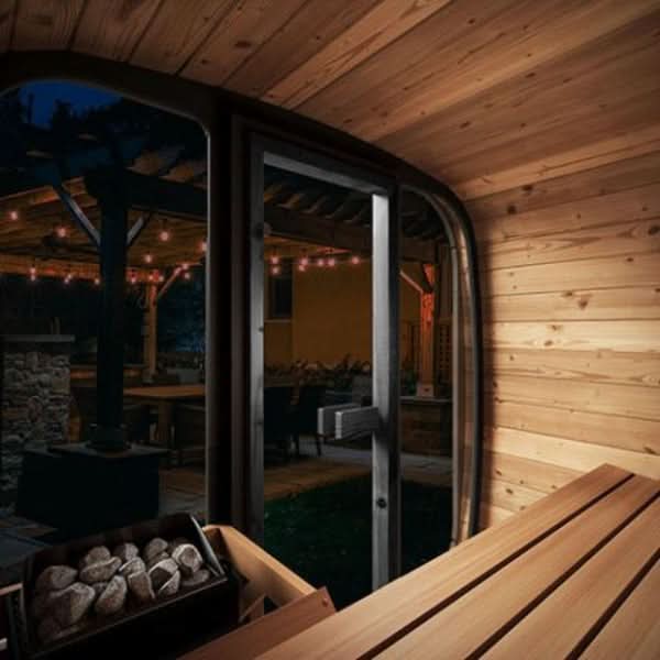 SaunaLife Model CL4G 3 Person Cube-Series Outdoor Sauna Kit - Image 11