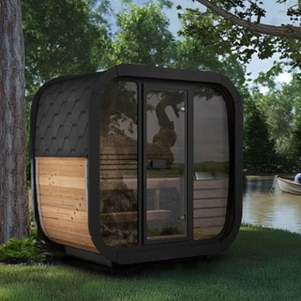 SaunaLife Model CL4G 3 Person Cube-Series Outdoor Sauna Kit - Image 5