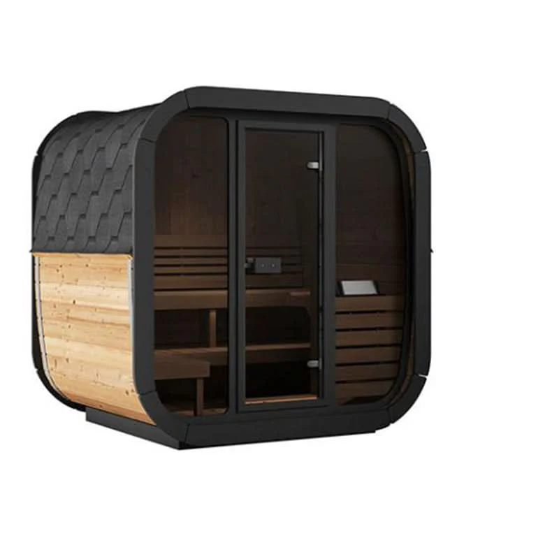 SaunaLife Model CL5G 4 Person Cube-Series Outdoor Sauna Kit - Image 12