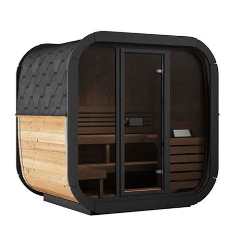 SaunaLife Model CL5G 4 Person Cube-Series Outdoor Sauna Kit - Image 7