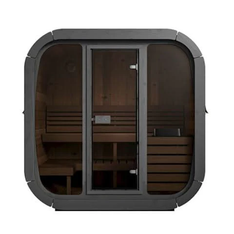 SaunaLife Model CL5G 4 Person Cube-Series Outdoor Sauna Kit - Image 8