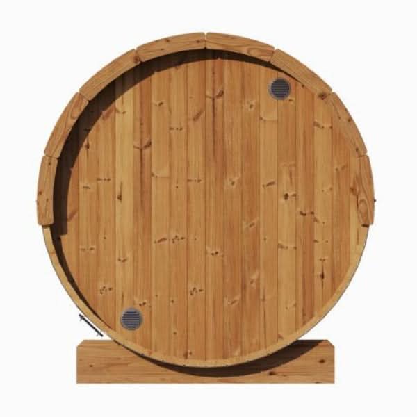 SaunaLife Model E7G 4 Person Barrel Sauna With Glass Front - Image 10