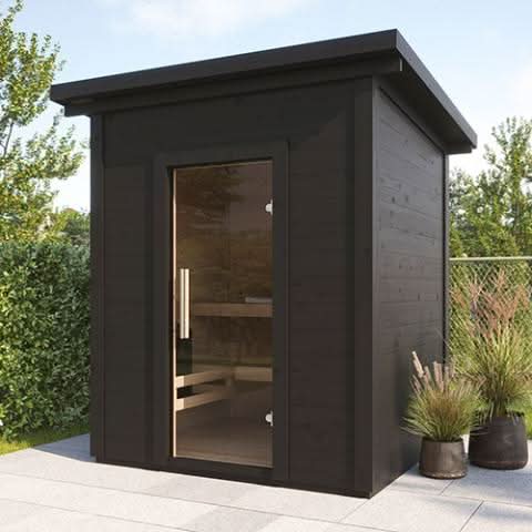 SaunaLife Model G2 4 Person Outdoor Home Sauna Kit - Image 4