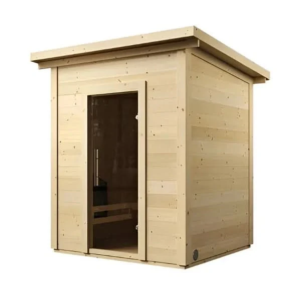 SaunaLife Model G2 4 Person Outdoor Home Sauna Kit - Image 5