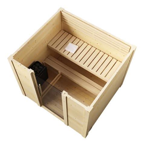 SaunaLife Model G2 4 Person Outdoor Home Sauna Kit - Image 9