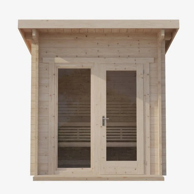 SaunaLife Model G4 6-Person Garden Series Outdoor Home Sauna Kit - Image 11