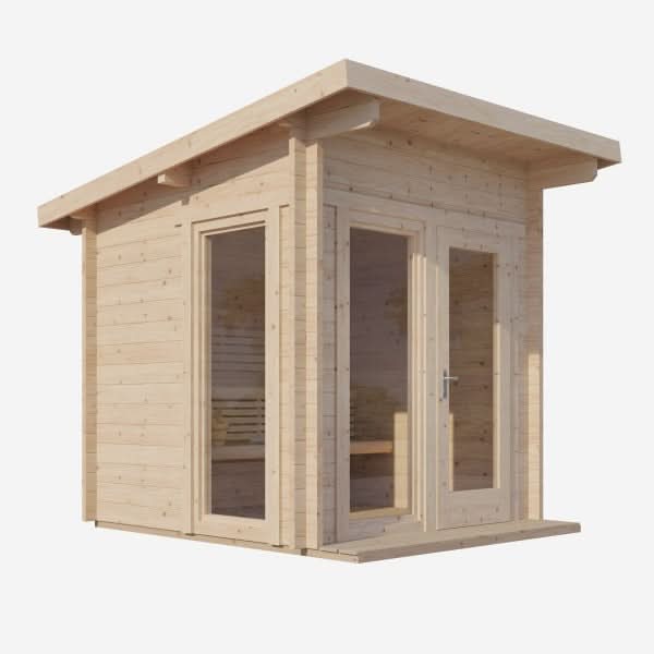 SaunaLife Model G4 6-Person Garden Series Outdoor Home Sauna Kit - Image 4