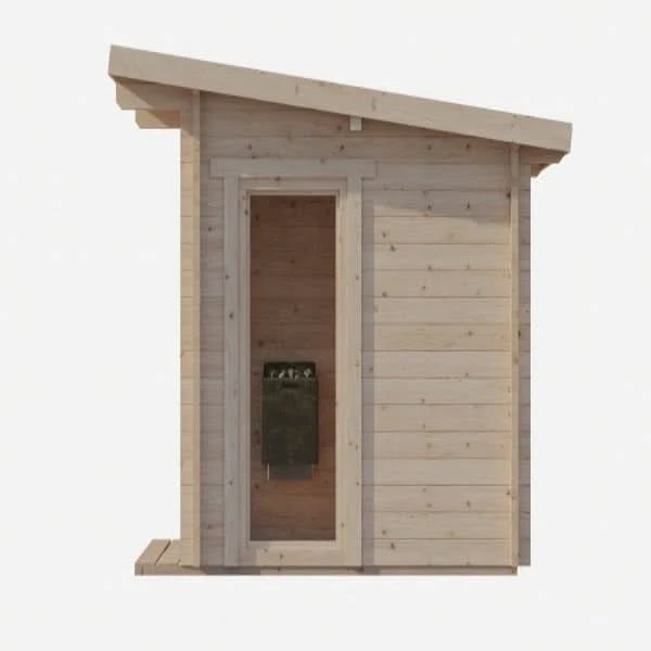SaunaLife Model G4 6-Person Garden Series Outdoor Home Sauna Kit - Image 5