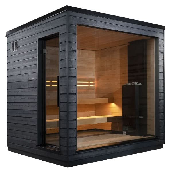 SaunaLife Model G6 5 Person Garden Series Pre-Assembled Outdoor Home Sauna - Image 10