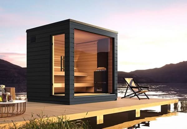 SaunaLife Model G6 5 Person Garden Series Pre-Assembled Outdoor Home Sauna - Image 12