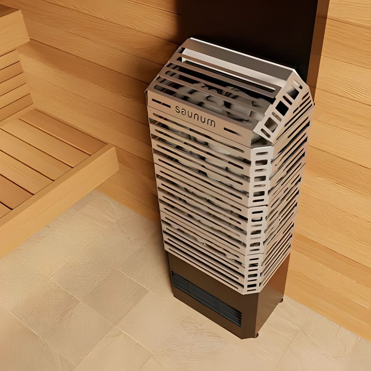 Saunum AIR 7 Sauna Heater Stainless - Image 5